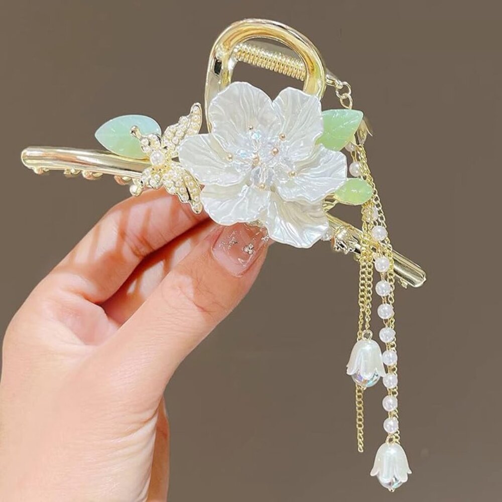 Flower Hair Claw Clip